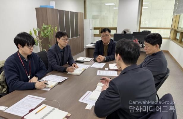 이달 23일부터 24일까지 대한건설협회 대전시회 회의실에서 진행된 간담회 장면