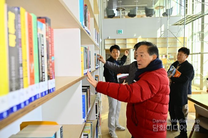 속초어린이영어도서관 공사현장 방문