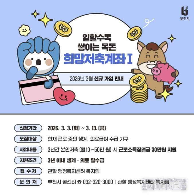 희망저축계좌(Ⅰ) 신규 모집 안내 이미지