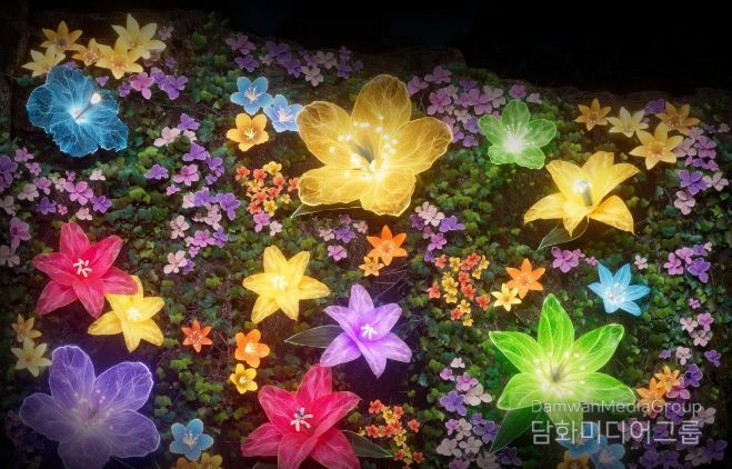 동대문구 배봉산 미디어파사드 봄 시즌 운영