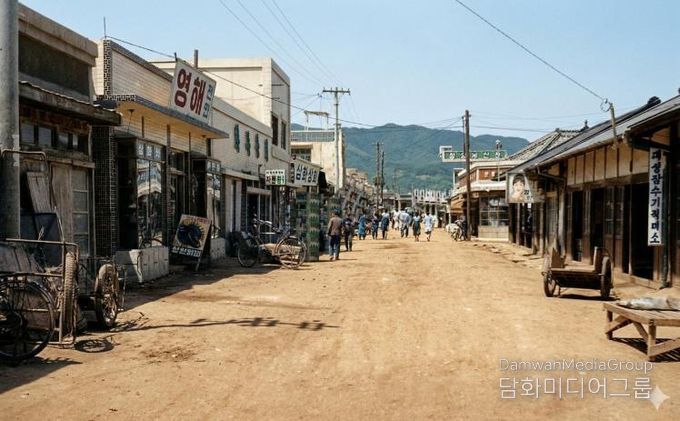 옛 영해 거리 복원도.