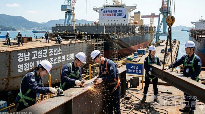 고성군, 조선업 신규 취업자 이주정착비 최대 360만 원 지원