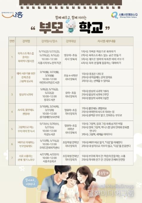 찾아가는 부모학교 포스터