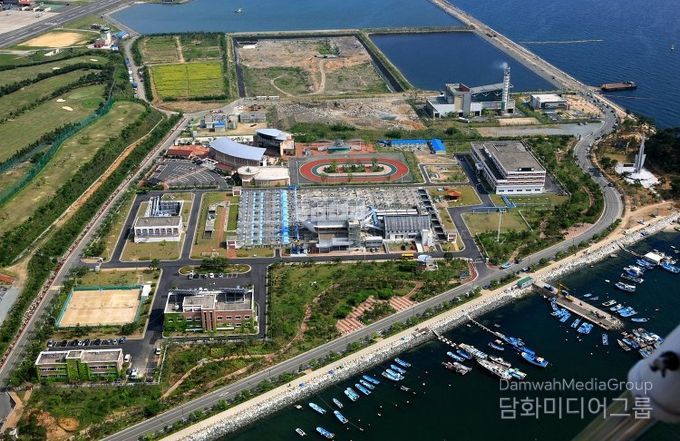 진해물재생센터 전경