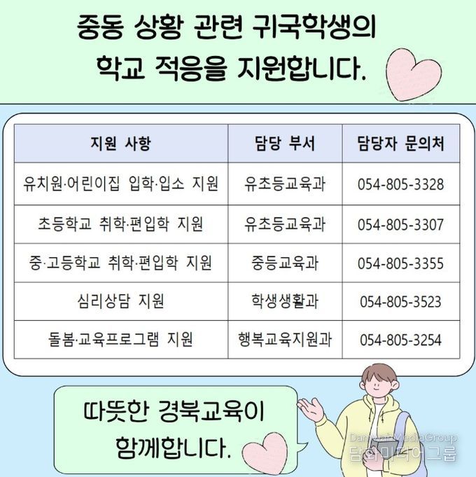 취학‧편입학부터 심리‧돌봄까지 원스톱 통합 지원