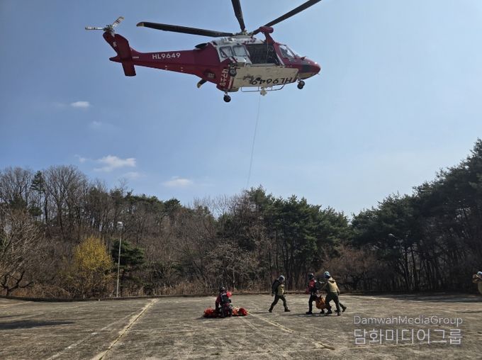 팔공산 산악구조대, 산악사고 대비 합동 훈련