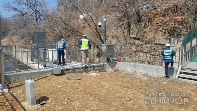 해빙기 저수지 점검(물넘이 및 방수로)