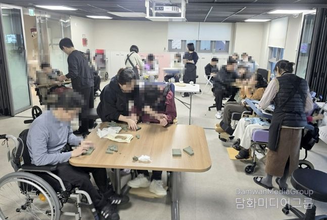 서대문 뇌병변장애인 비전센터의 ‘일상생활 프로그램’ 운영 모습