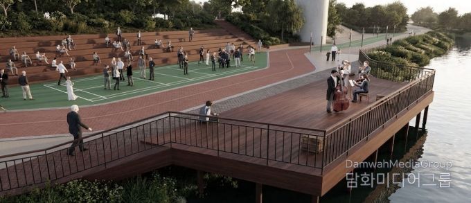 수변무대 조감도