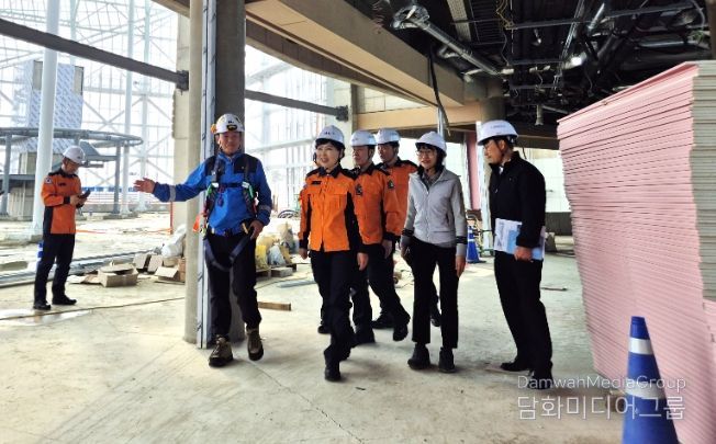 국립새만금수목원 대형 공사현장 화재예방 점검