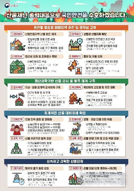 전국 산불방지 종합대책