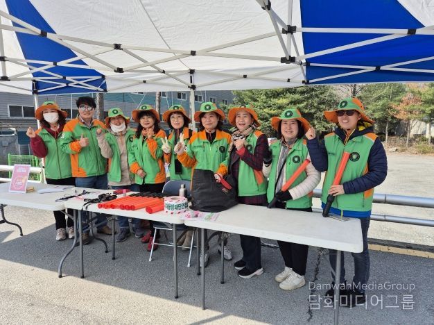 세종시 조치원자율방재단, 벚꽃길 안전 위해 자발적 봉사