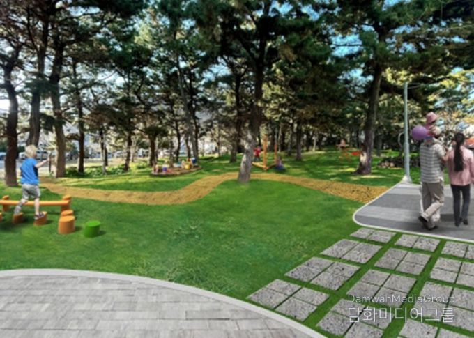 삼화제1근린공원 놀이시설 조감도