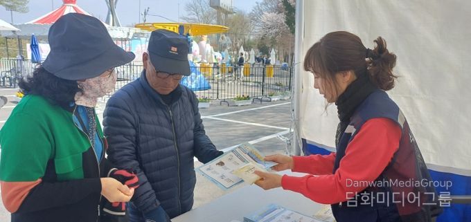 식중독 예방 홍보사진(꽃빛드리축제)