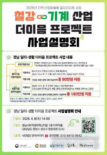창원특례시, 철강 · 기계 근로자 지원 사업설명회 개최