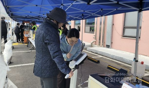 제22회 예산윤봉길전국마라톤대회 홍보부스 운영 모습