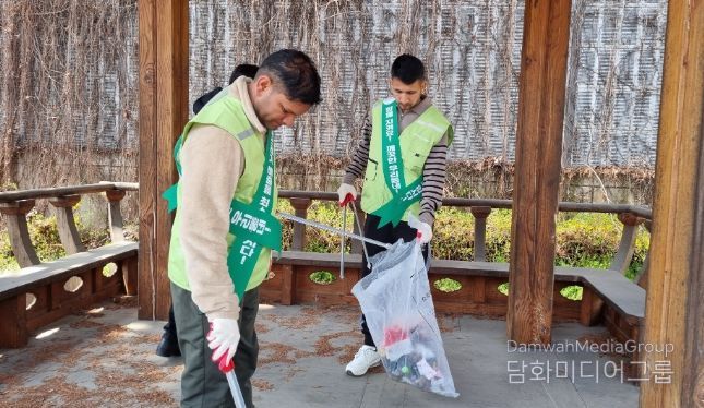 완주 외국인 주민, 청소 봉사