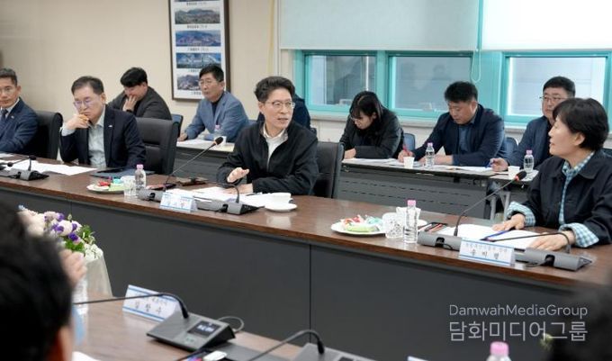 농자재 수급 상황 점검 사진