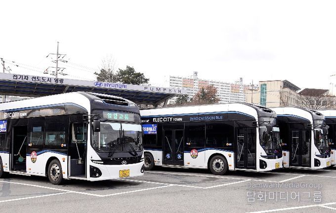 영광군 농어촌버스, 연말까지 100% 전기버스로 전환