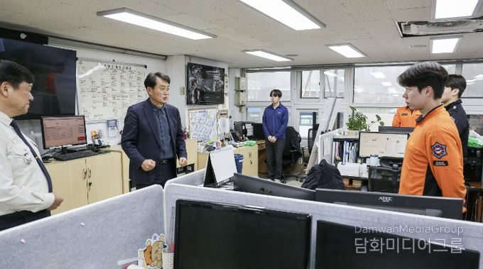 소방서 격려 사진