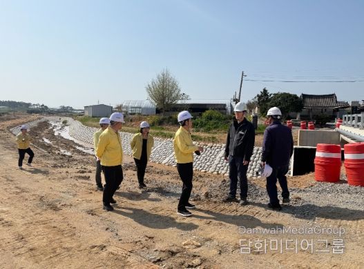 피해 우려지역 현장점검 모습