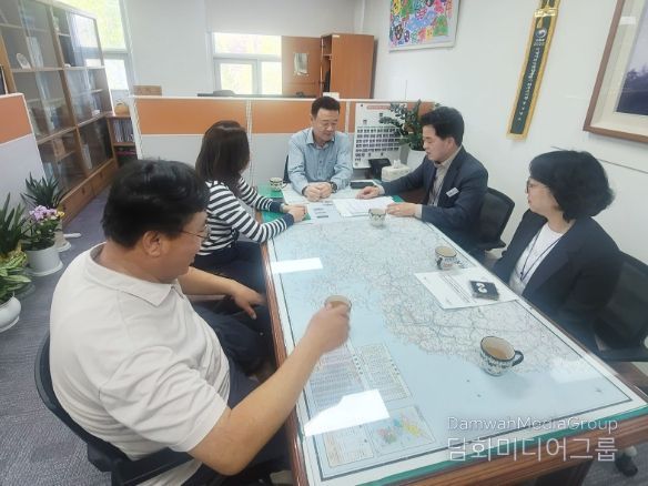 함양군 산림녹지과, 산림분야 국도비 확보 위해 경남도 방문 협의